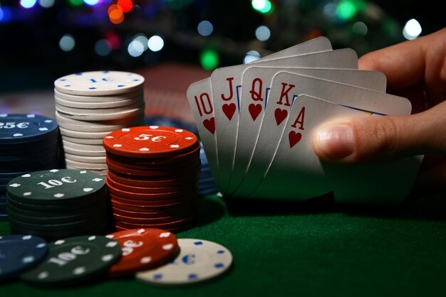 Andar Bahar card game setup